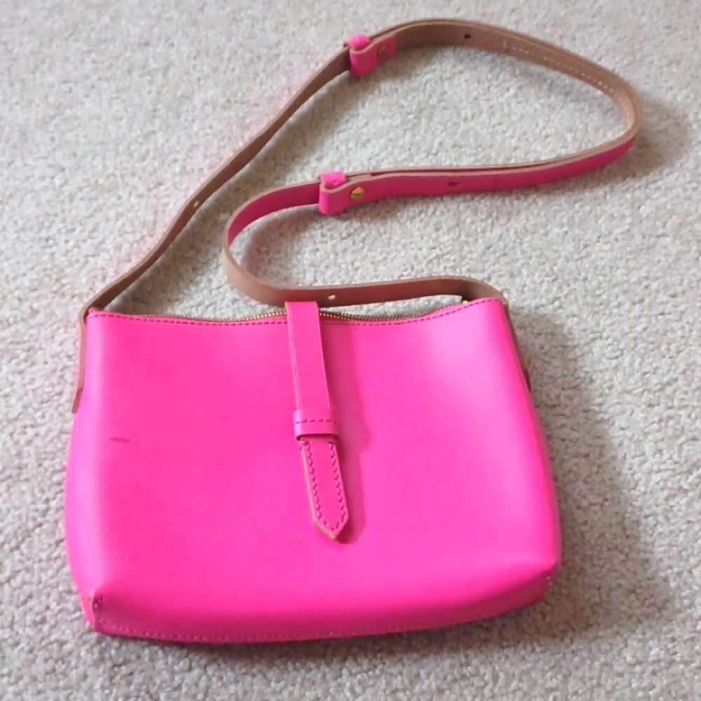 Hot Pink J Crew Cross body Purse Bag Summer Must Have